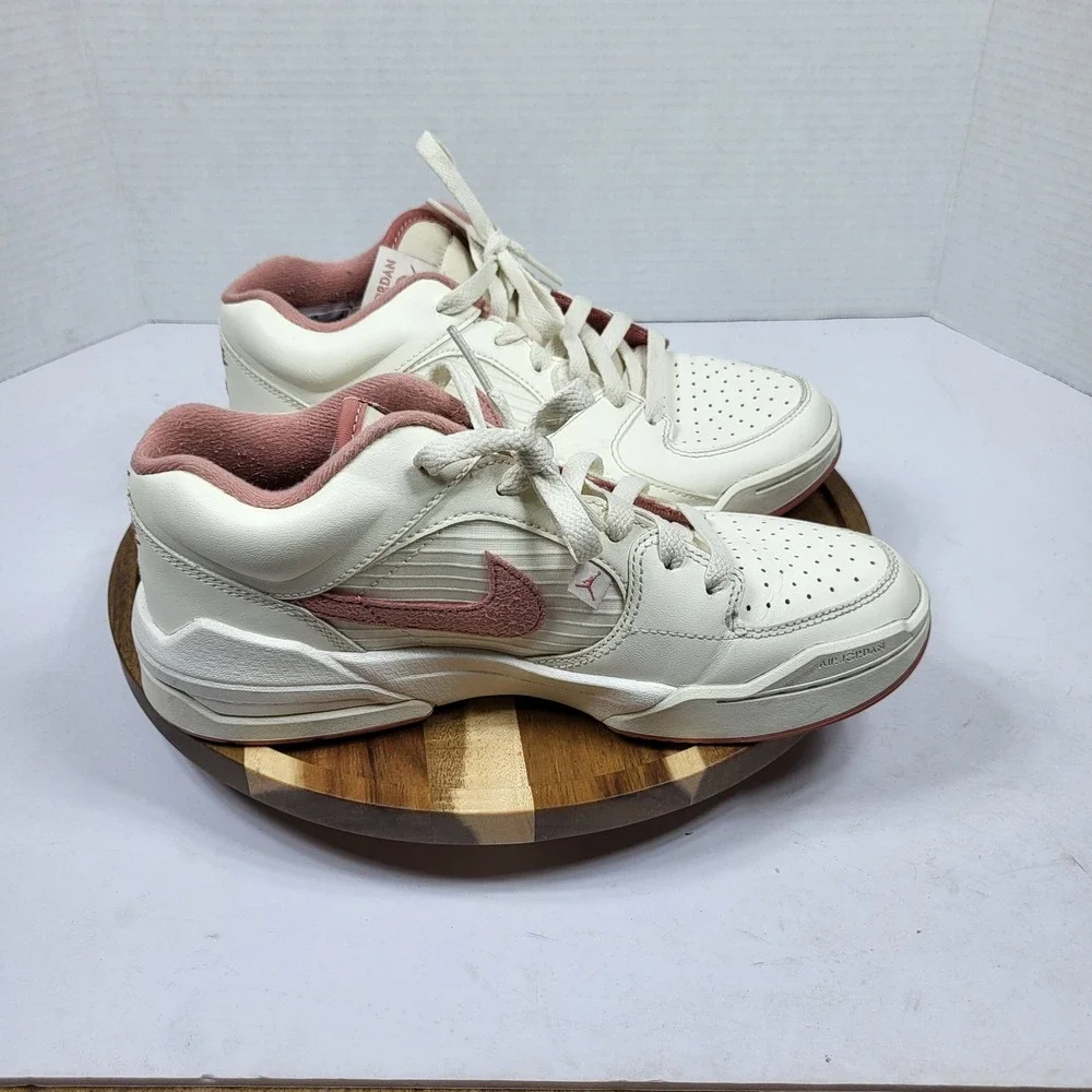 Jordan Stadium 90 Sneakers Women Size 7 Sail Dusty Rose Excellent FB2269-106